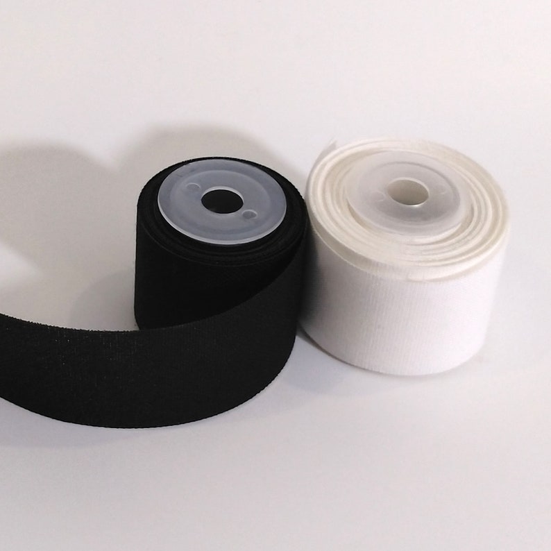 Single sided waist shaper interfacing fusible tape on roll 6 yards 1.4 1.5 white black iron on notions image 2