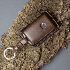 Leather Car Key Case For 3 6 Cx-3 Cx-4 Cx-5 Cx-7 Cx-8 Cx-9 Cx-30 Cx-50 MX5 2019-2022 image 1