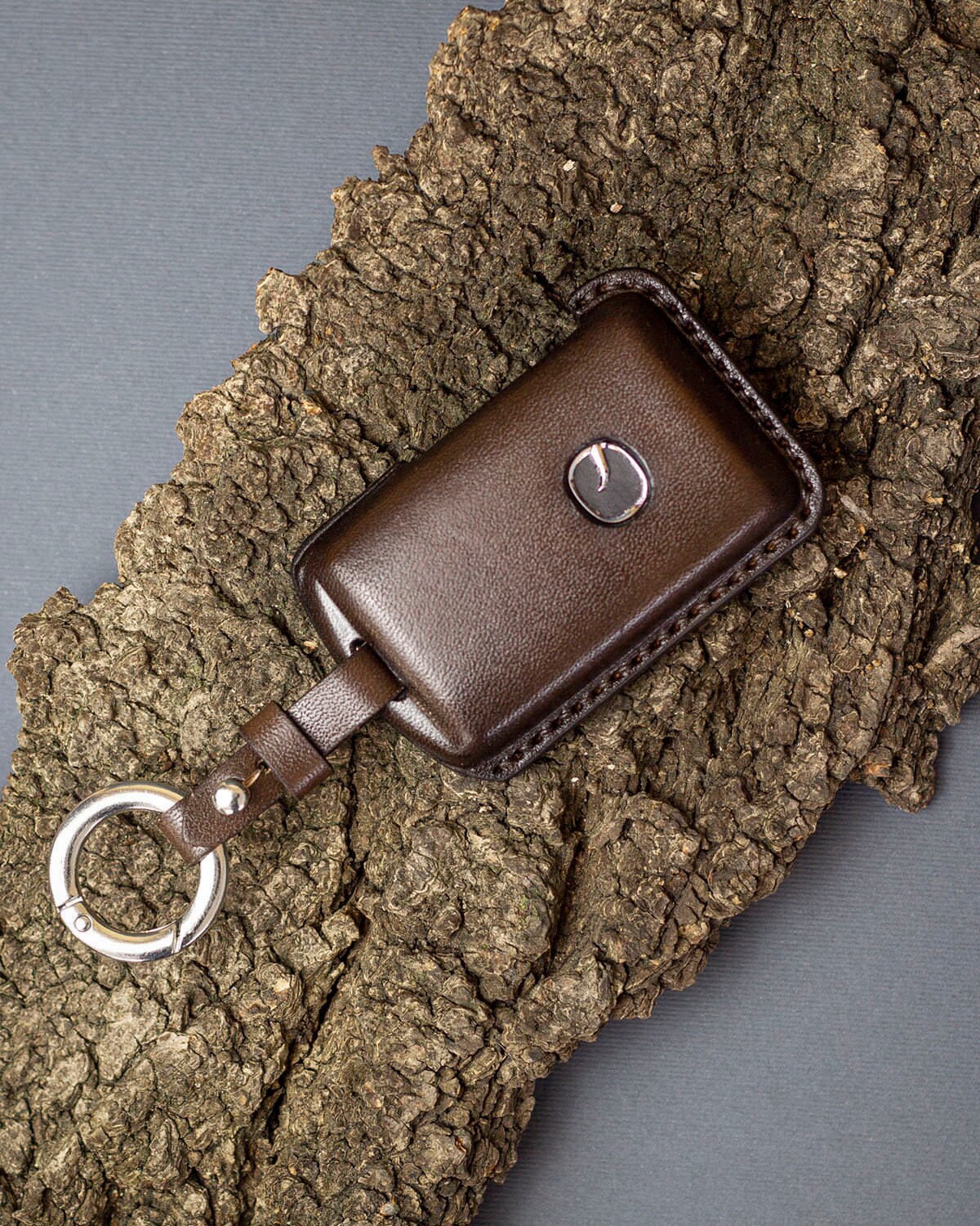 Dino Key Pouch Black Luxury Key Wallet With RFID Black 