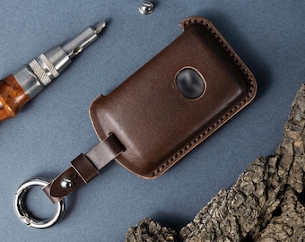Funda de cuero para llave de coche para modelos 3, 6, CX-3, CX-4, CX-5, CX-7, CX-8, CX-9, CX-30, CX-50 MX5 (2019-2025)