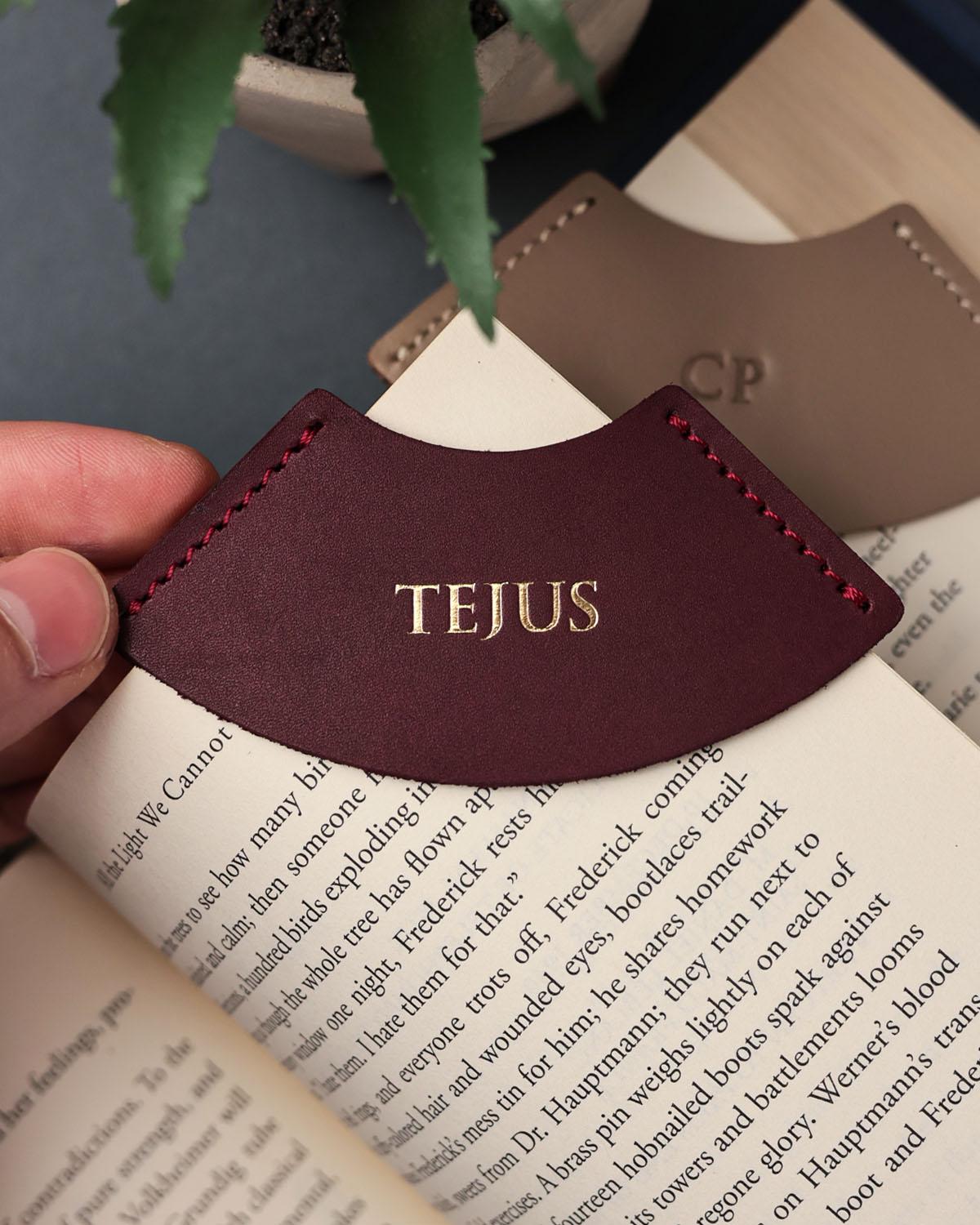 Fell Asleep Here Magnetic Faux Leather Bookmark For Brunei