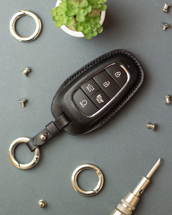 Leder-Autoschlüssel-Etui für Ioniq5, Schlüsselhalter für Grandeur