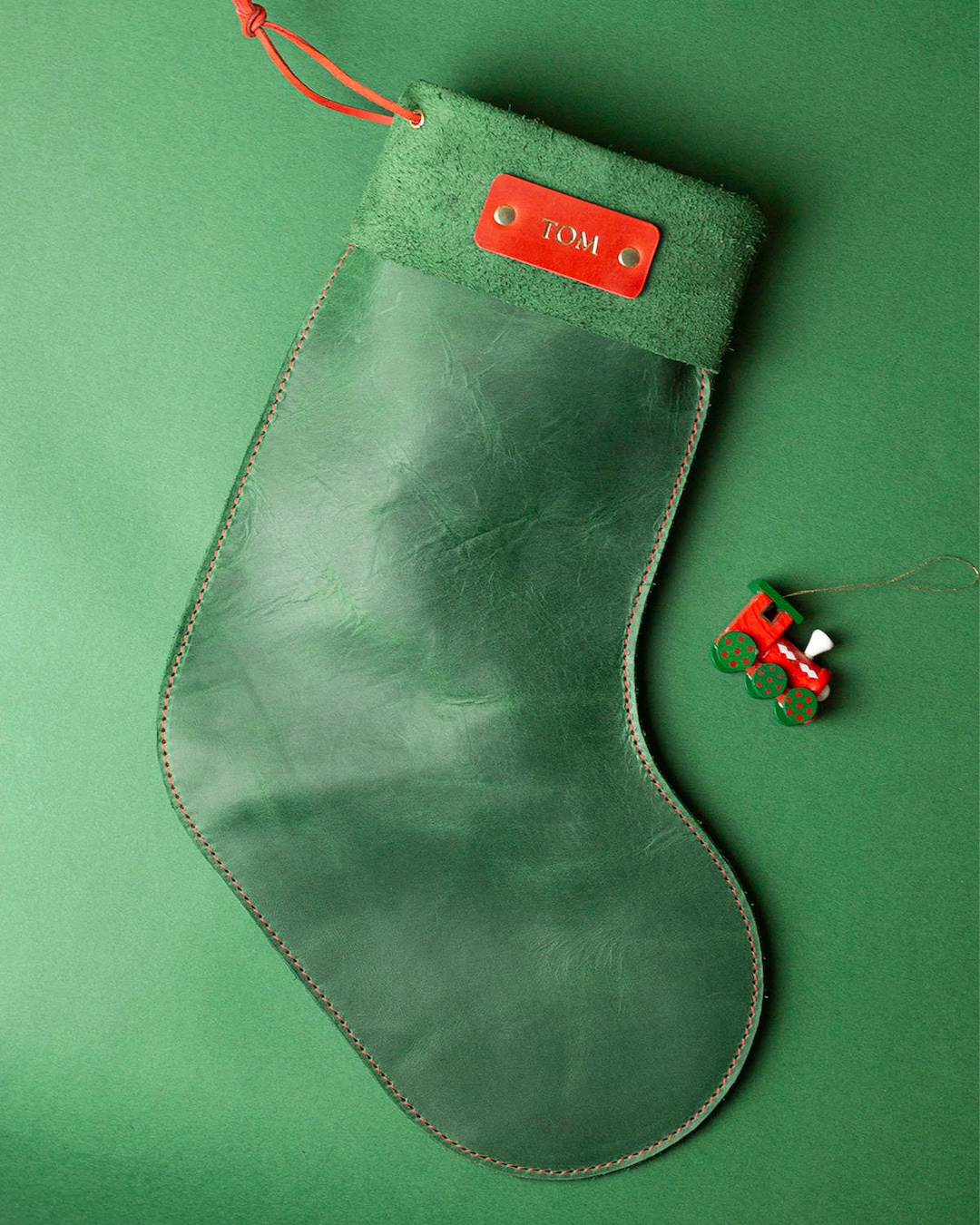 Personalized Leather Christmas Stockings Leather Stockings Etsy