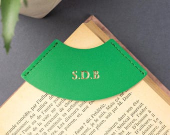 Initial Leather Bookmark Named Bookmarks Personalized Book Marks Back To School Monogrammed Gift For Teacher Gift Retirement Gift For Woman