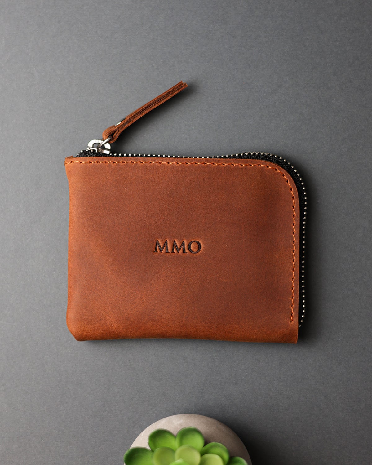 L Shaped Zip Wallet - Etsy