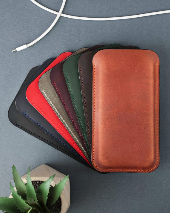 Leather iPhone 17 SLeeve, IPhone 17 Air Cover, iPhone 16 Plus Case, Brown iPhone 17 Pro Max Pouch Holster