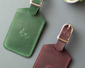 Leather Luggage Tag Custom Luggage Tags Monogram Luggage Tag Travel Gifts Wedding Favor Bags High School Graduate