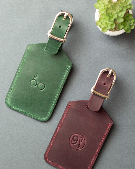 Leather Luggage Tag Custom Luggage Tags Monogram Luggage Tag -  Israel