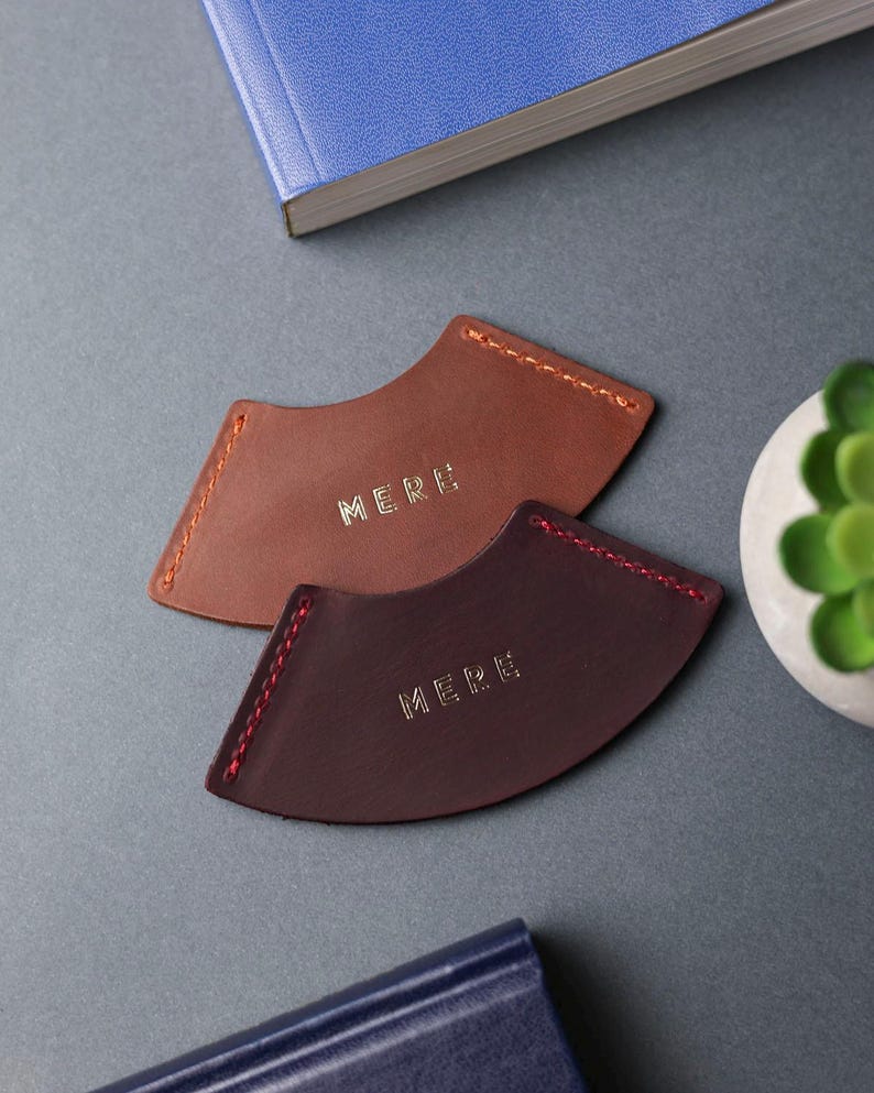 A Biblical Themed Leather Bookmark With Cross, Religious Gift image 6