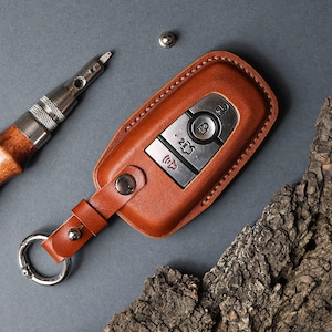 Key Fob Cover 3, 4, 5 Buttons For Bronco, Explorer, Expedition, Edge, Escape, Fusion, Mustang, Raptor, F-350, F-450, F-550, F-250, F-150
