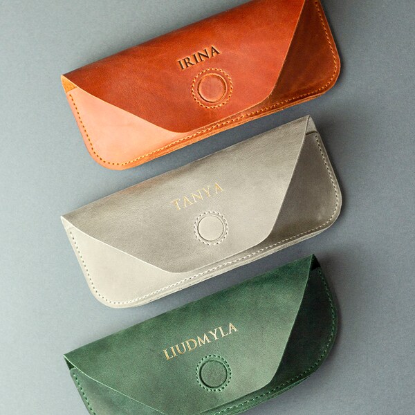 Glasses Case With Clasp Etsy