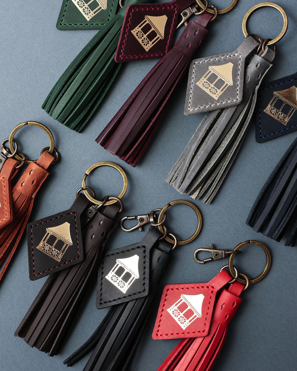 Lederen sleutelhanger handtas kwastje portemonnee bedel autosleutelhouder pensioen cadeau voor vrouw leraar lanyard moeder van de bruid lederen sleutelhanger - België