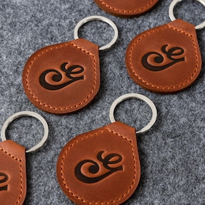 Leather Keychain With NFC For Business, Compatible with NFC Tools AP image 10