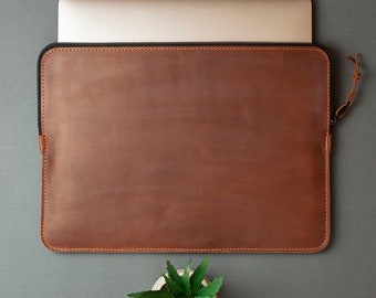 Funda de cuero para MacBook de 13, 14, 15 y 16 pulgadas y NEO, funda de fieltro para MacBook, funda personalizada para portátil.