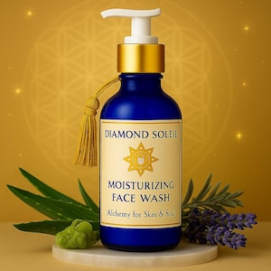 Hydrating Ormus Face Wash: Organic Cell Repair with Hyaluronic Acid