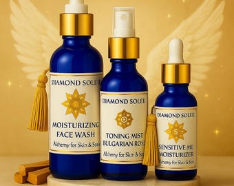 Biologisch-Veganes Hautpflege-Ritual mit Monoatomic Gold Ormus | Reiniger, Gesichtswasser & Feuchtigkeitscreme | Kostenlose Ormus Geschenk inklusive