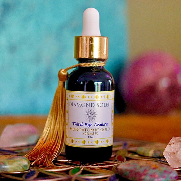 Third Eye Chakra Ormus Elixir ~ Unlock Intuition & Decalcify Pineal Gland | Monoatomic Gold | Sacred Lotus ~ Plus FREE GIFT Of Your CHOICE!