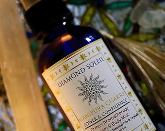 Solar Plexus Chakra Ormus Aromatherapie Raum- & Körpernebel | Kostenlose Ormus Geschenk inklusive