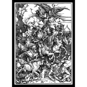 Albrecht Durer The Four Horsemen of the Apocalypse Digital Print