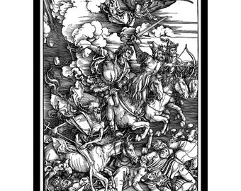 Albrecht Durer The Four Horsemen of the Apocalypse Digital Print