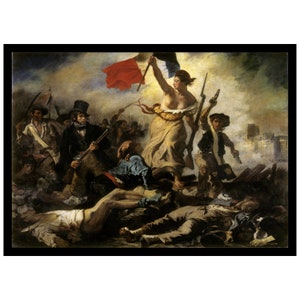 Eugène Delacroix - Liberty Leading the People Digital Print