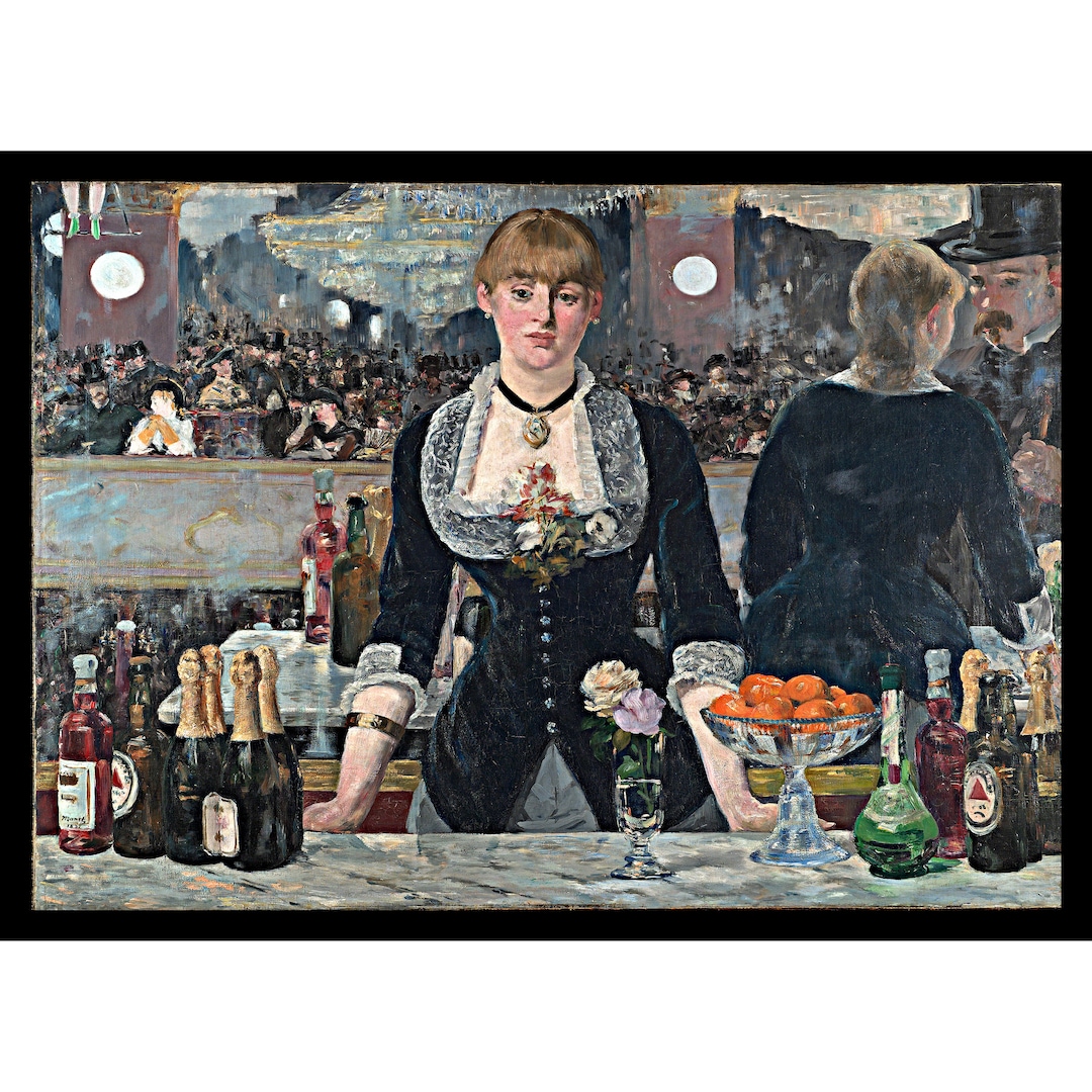 Edouard Manet A Bar at the Folies-bergère Digital Print Printable ...