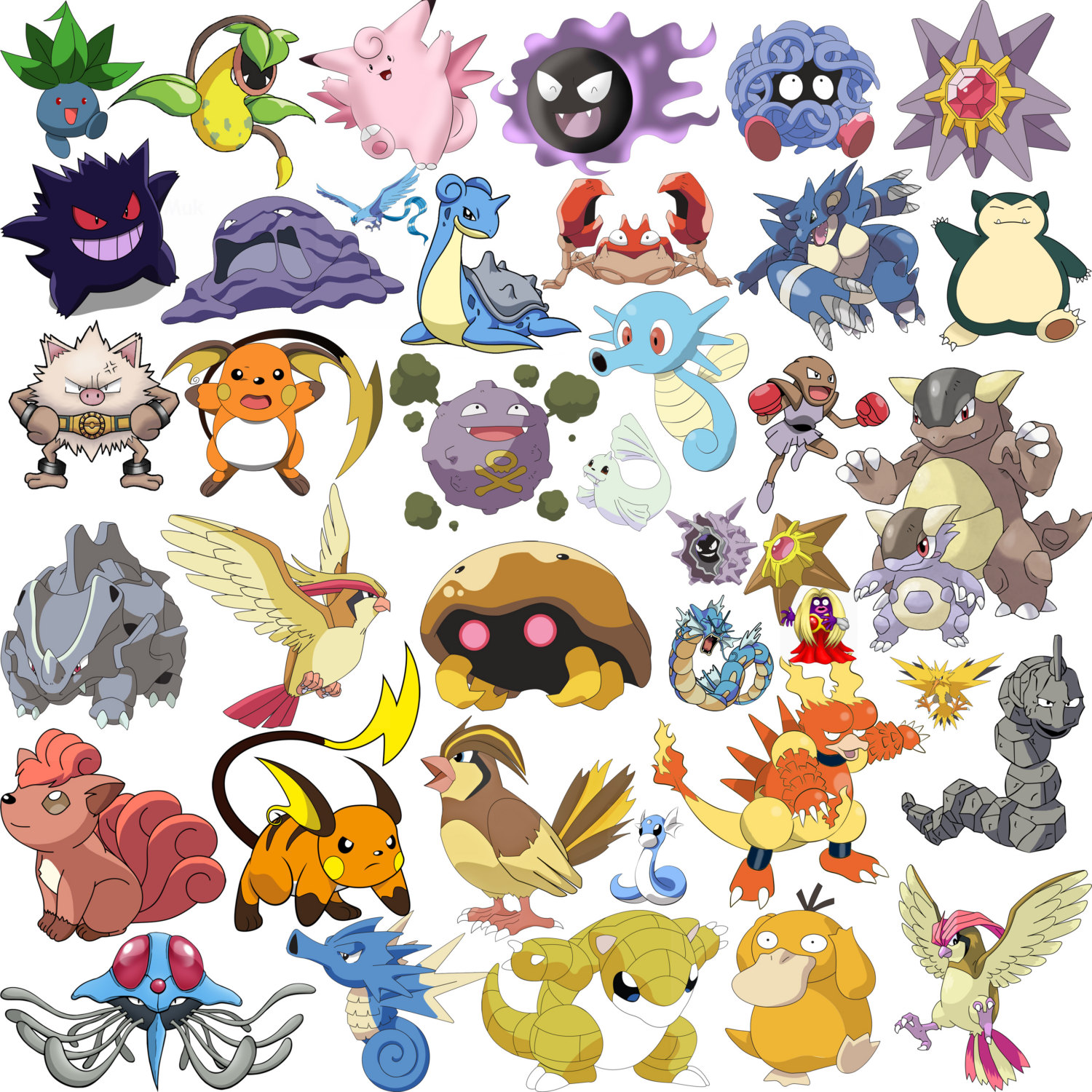 510 erste Generation Pokemon Clipart und Silhouette Pokemon Clipart Pokemon Silhouette Pokemon