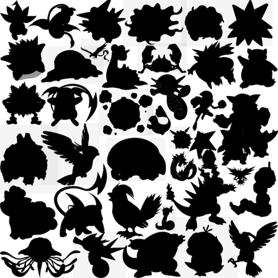 510 First Generation Clipart And Silhouette Clipart Printable Etsy