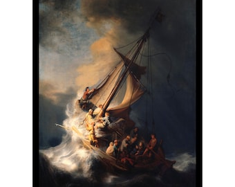 Rembrandt van Rijn The Storm on the Sea of Galilee Digital Print