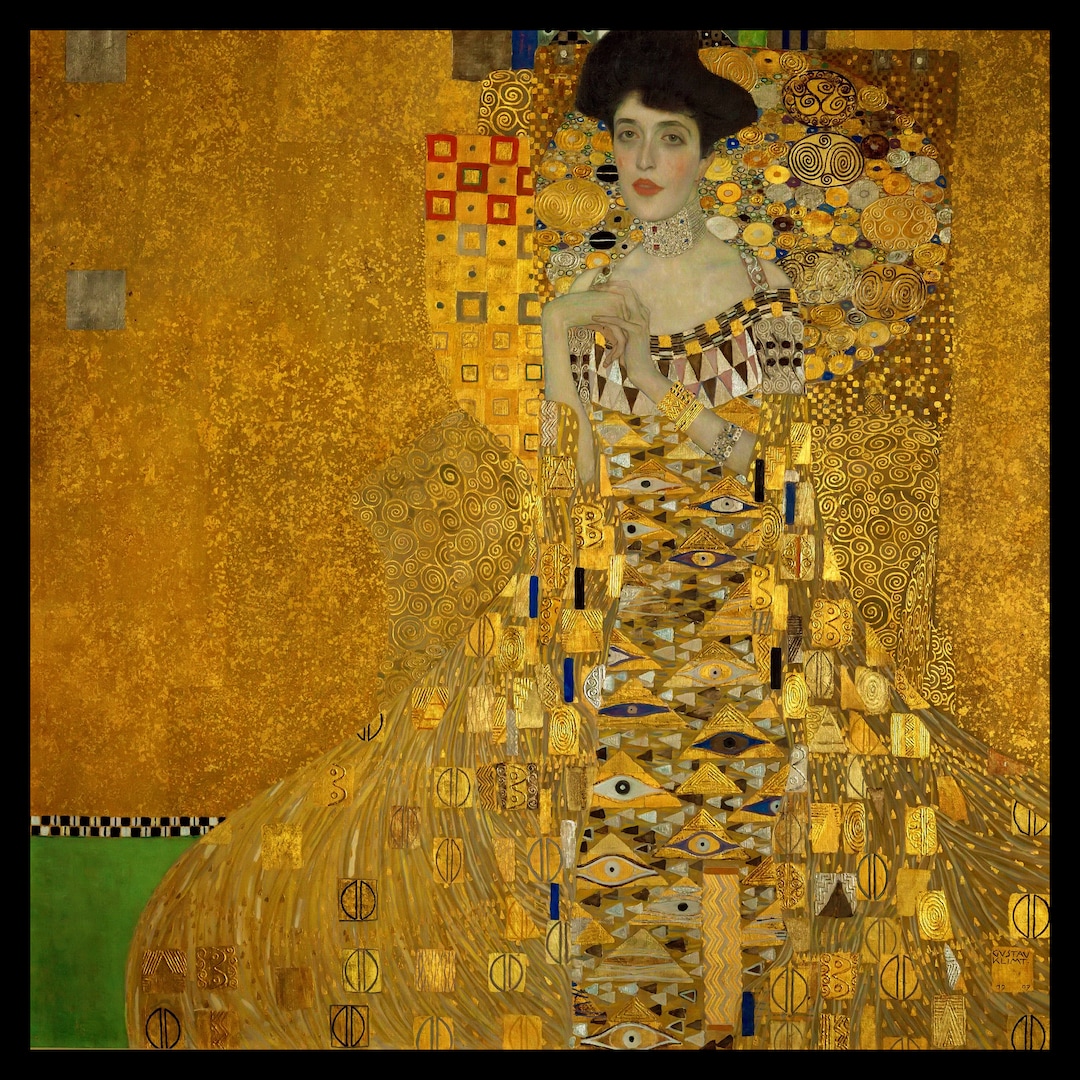 Gustav Klimt Portrait of Adele Bloch-bauer Digital Print Gustav Klimt ...