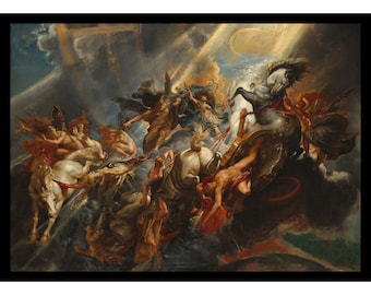 Peter Paul Rubens Upadek Phaetona wydruk cyfrowy