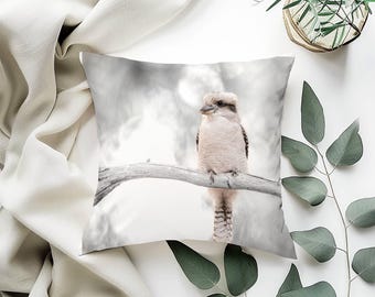 Kookaburra Cushion Cover - Australian Native Bird Pillow