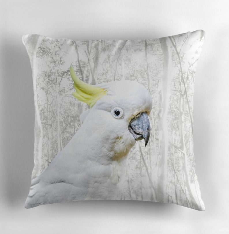 Cockatoo Cushion Cover Australian Bird Wildlife Native Etsy Australia