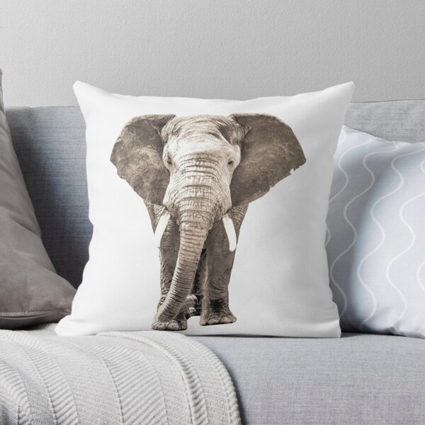 Elephant Cushion Etsy