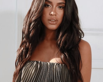 Relaxed Straight Perfect Crown Hair Extensions