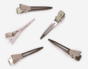 Duckbill Metal Hair Clips (5 Pack)