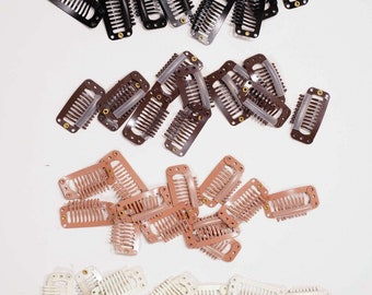 Snap Clips for Hair Extensions & Wigs
