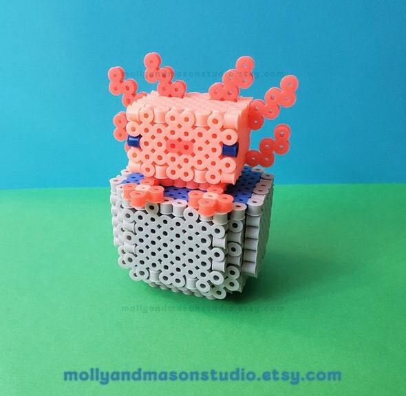 Perler Beads Magnets ANIMALS Craft Kit for Kids With Pegboard