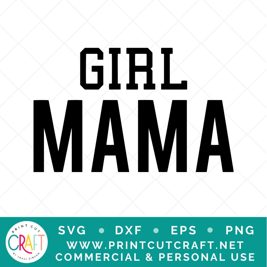 Mama's Girl Girl Mama INSTANT DOWNLOAD Digital Cut Etsy