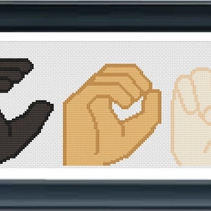ASL Coexist XStitch Pattern