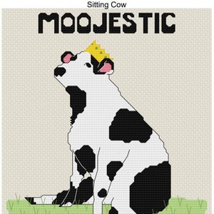 Moojestic Cross-Stitch Pattern