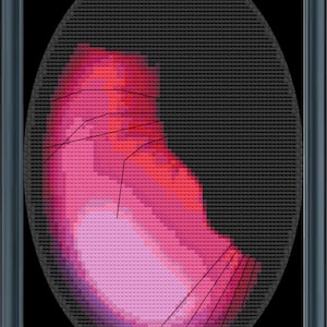 Cat Silhouette Cross Stitch Pattern