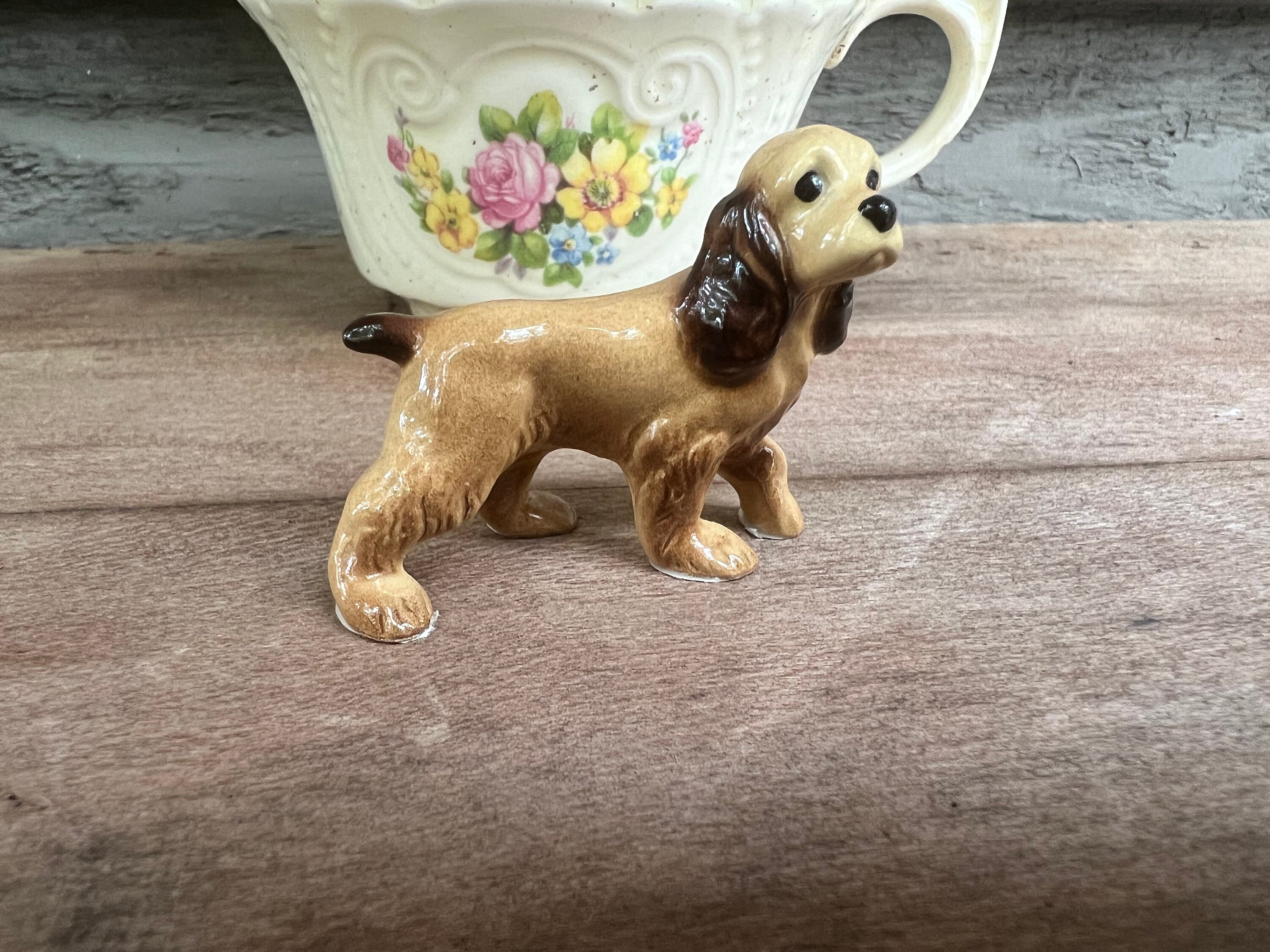 Japan Cocker Spaniel Dog Figurine - Etsy