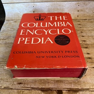 vintage 1968 Columbia Encyclopedia - third edition with illustrations - FREE SHIPPING
