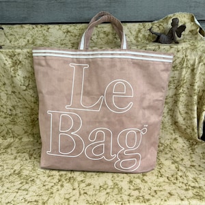 1980s Le Bag canvas tote - FREE SHIPPING
