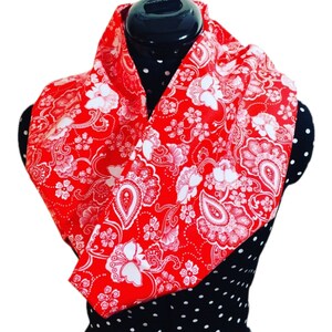 Foulard Pin'up rouge image 4