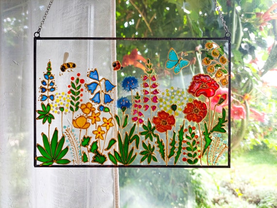Easy to Make Stained Glass Sun Catcher - Ideas for the Home