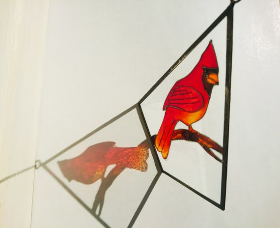 Capteur de soleil en vitrail cardinal, tentures de fenêtre d