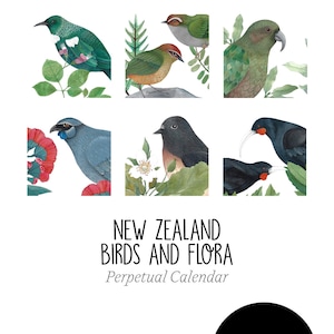 Perpetual NZ Bird Calendar