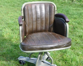 WW2 British Army AEC Dorchester Armoured Command Vehicle Chair